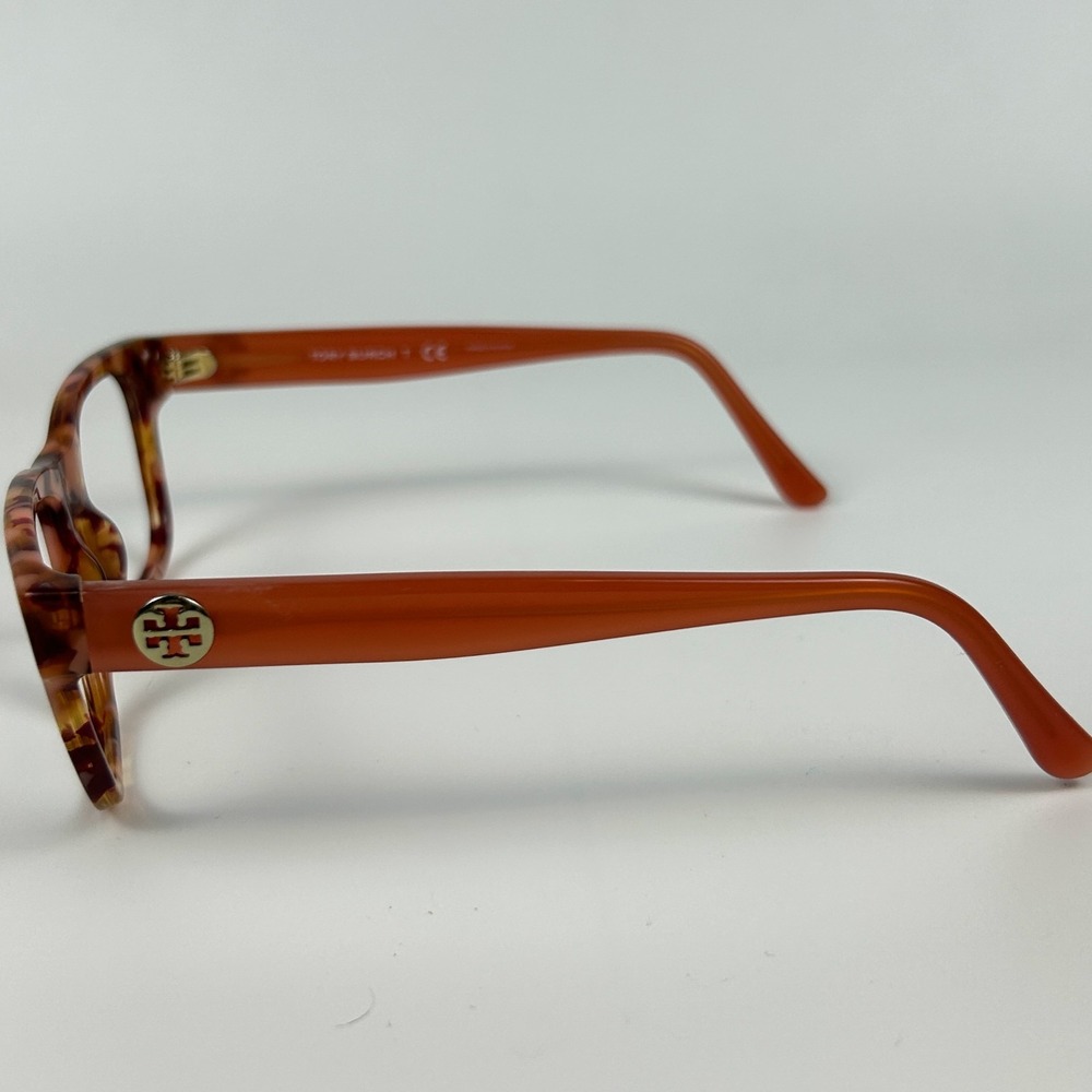 Tory Burch TY2098 1758 Women Eyeglasses Frame Orange Tortoise Shell 48-18-140 mm - Picture 5 of 10